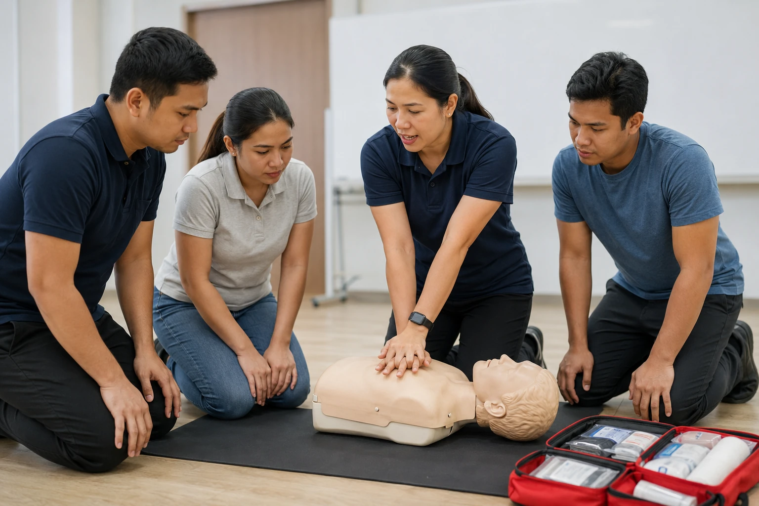 Onsite first aid training